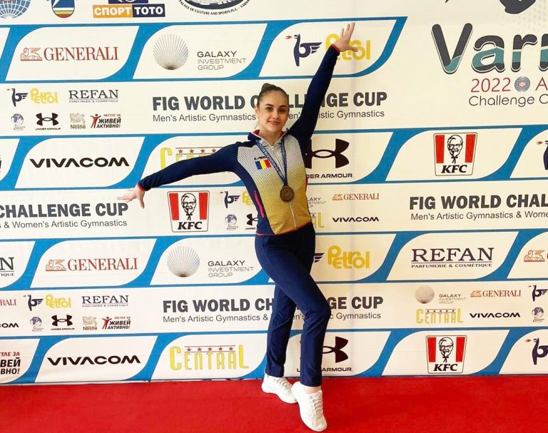 Ioana Stănciulescu, medaliată cu bronz la FIG World Challenge Cup de la Varna