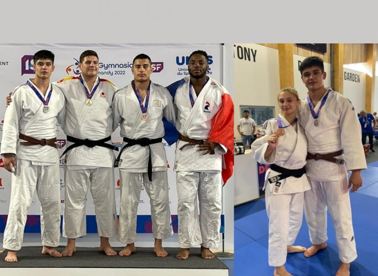 O medalie de argint și șase de bronz – bilanțul românilor din concursul de judo de la Gimnaziada ISF